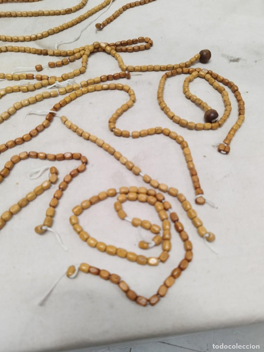 Joyeria: Lote de muchas cuentas de madera. - Foto 3