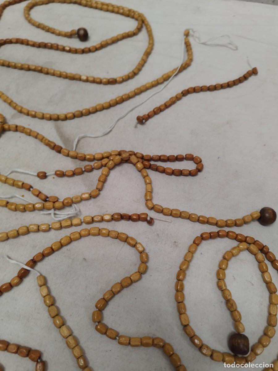 Joyeria: Lote de muchas cuentas de madera. - Foto 4
