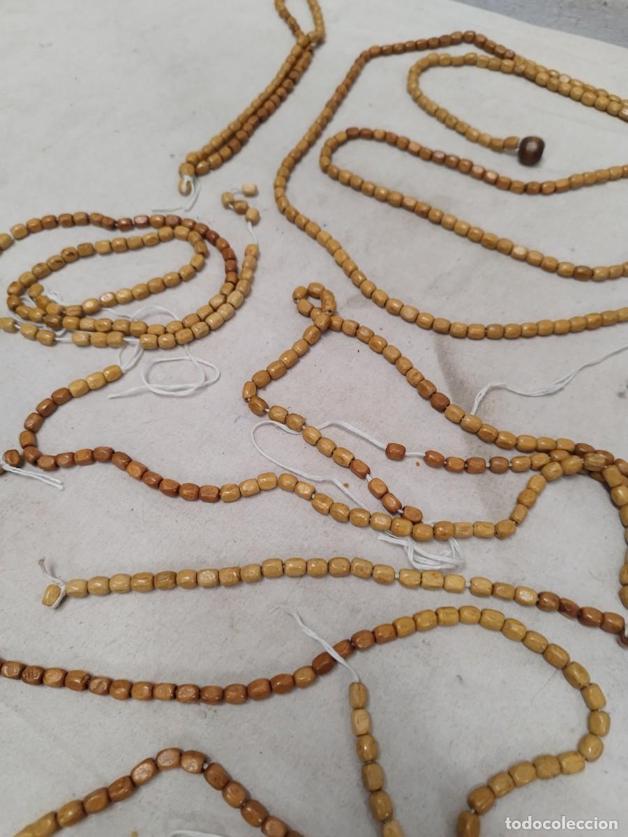 Joyeria: Lote de muchas cuentas de madera. - Foto 5