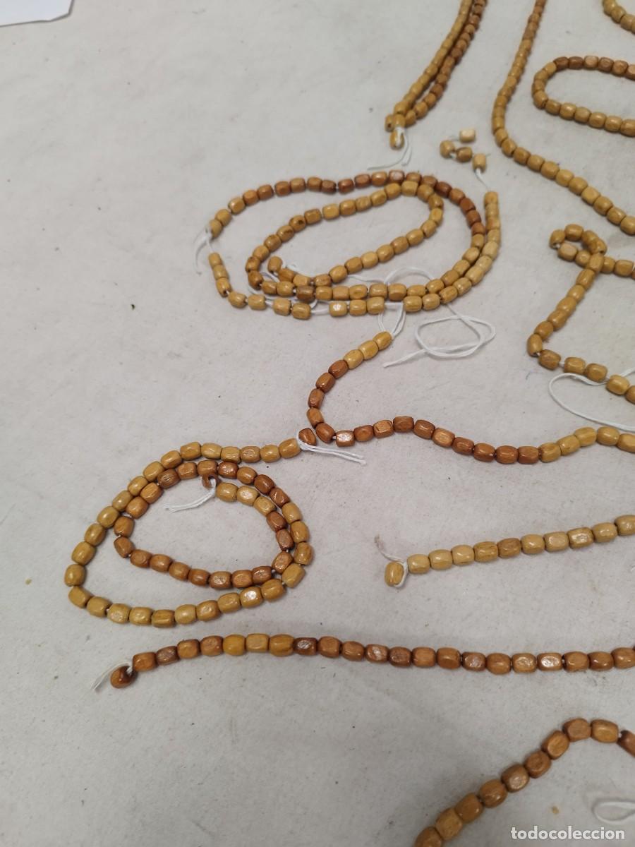 Joyeria: Lote de muchas cuentas de madera. - Foto 6
