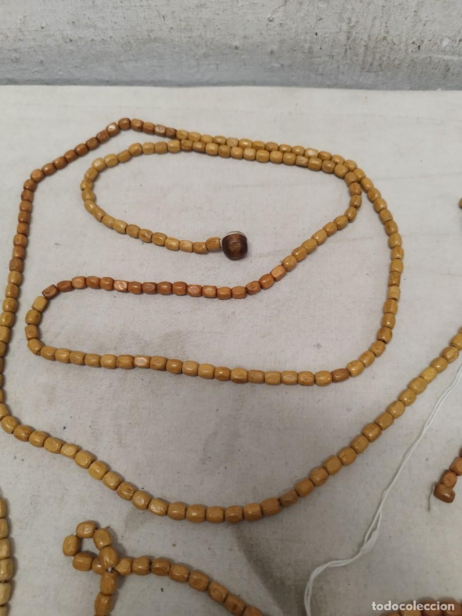 Joyeria: Lote de muchas cuentas de madera. - Foto 9