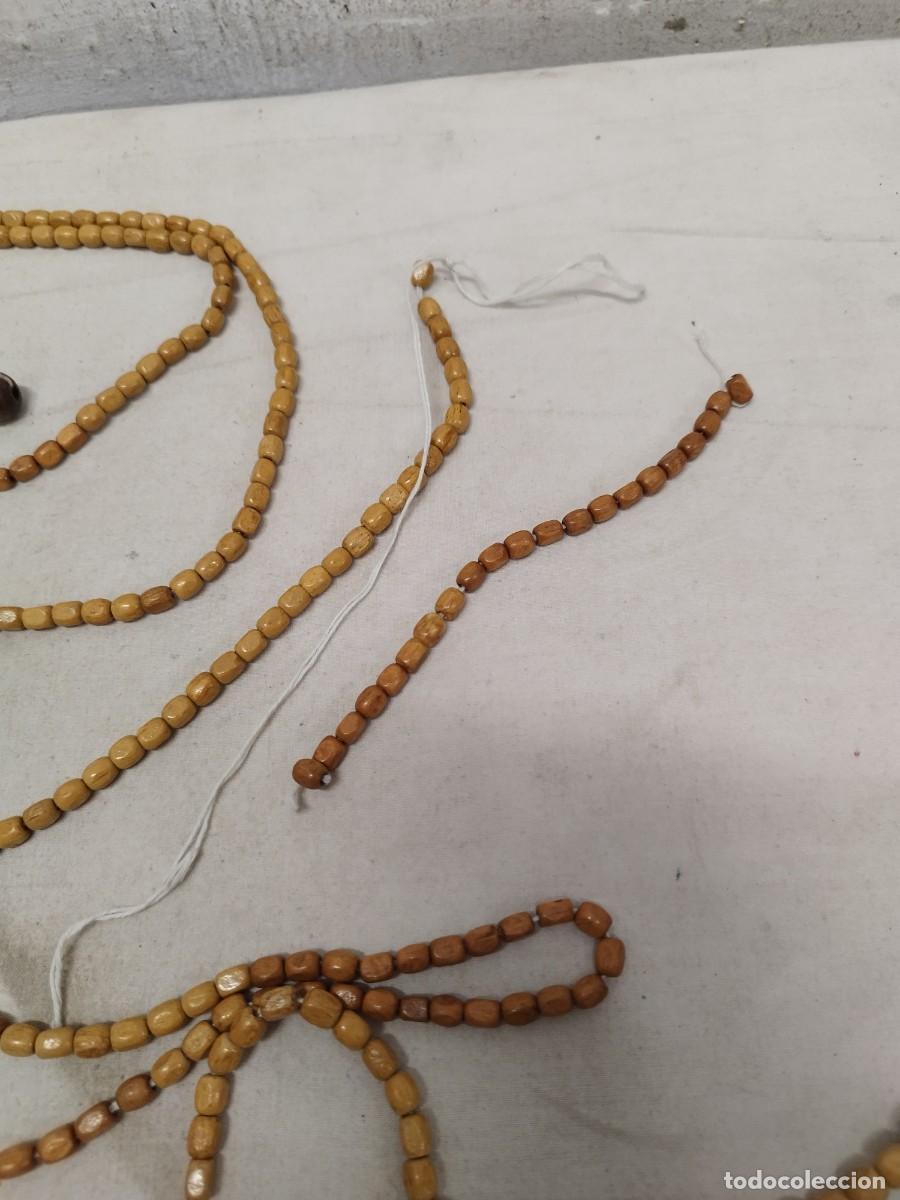 Joyeria: Lote de muchas cuentas de madera. - Foto 10