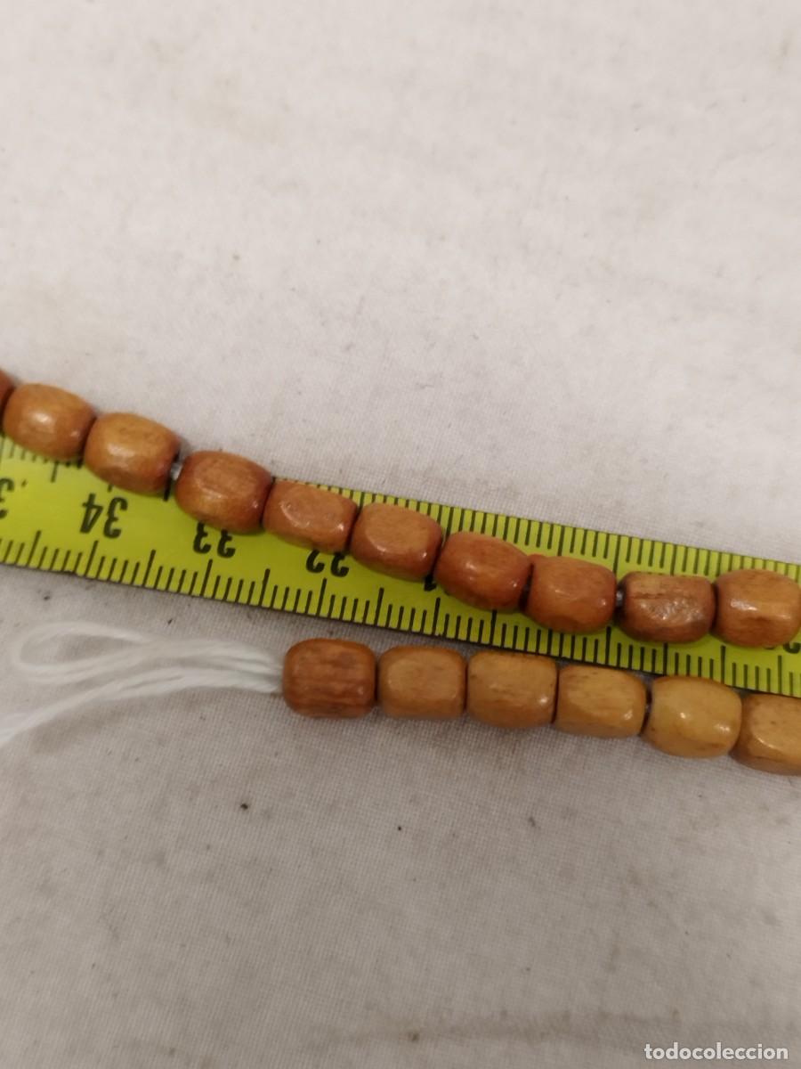 Joyeria: Lote de muchas cuentas de madera. - Foto 21