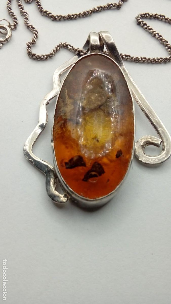 Joyeria: COLGANTE PLATA CON AMBAR - Foto 2