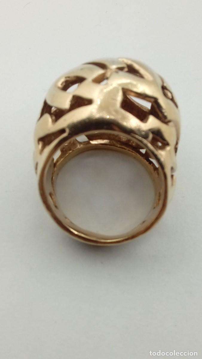 Joyeria: ANILLO DE PLATA DORADA - Foto 2