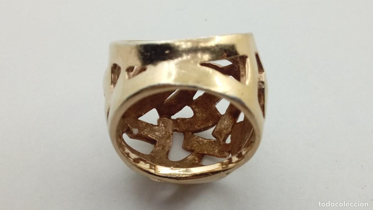 Joyeria: ANILLO DE PLATA DORADA - Foto 3