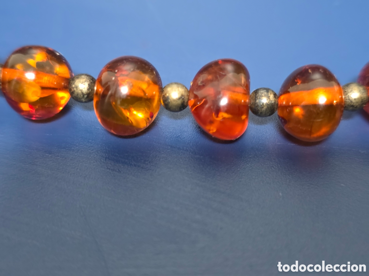 Joyeria: Collar ambar y plata - Foto 2