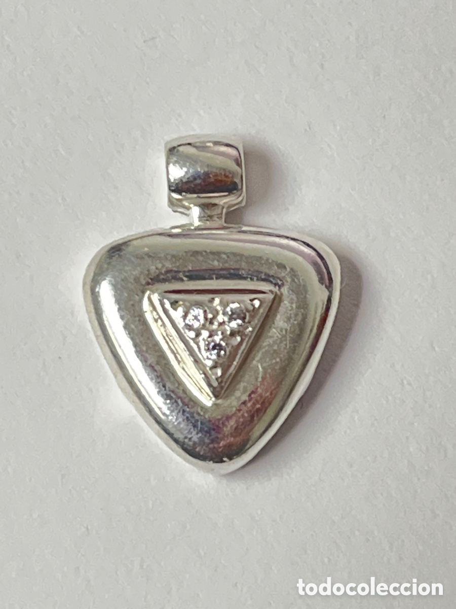 Joyeria: Colgante de plata con circontas /C236 - Foto 1