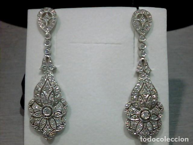 Joyeria: pendientes tipo Isabelino oro y diamantes - Foto 1