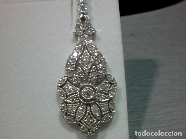 Joyeria: pendientes tipo Isabelino oro y diamantes - Foto 3