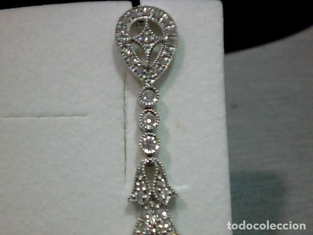 Joyeria: pendientes tipo Isabelino oro y diamantes - Foto 4