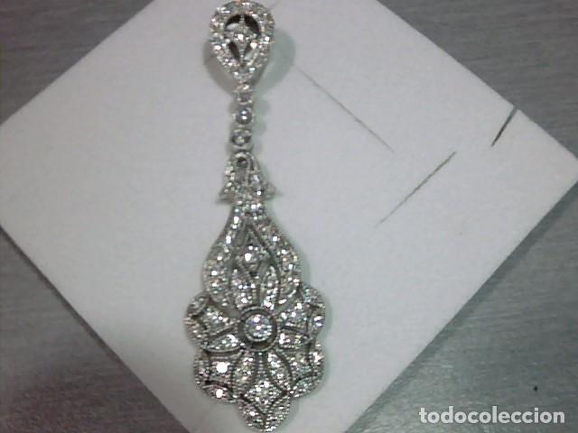 Joyeria: pendientes tipo Isabelino oro y diamantes - Foto 5
