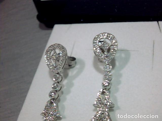 Joyeria: pendientes tipo Isabelino oro y diamantes - Foto 11