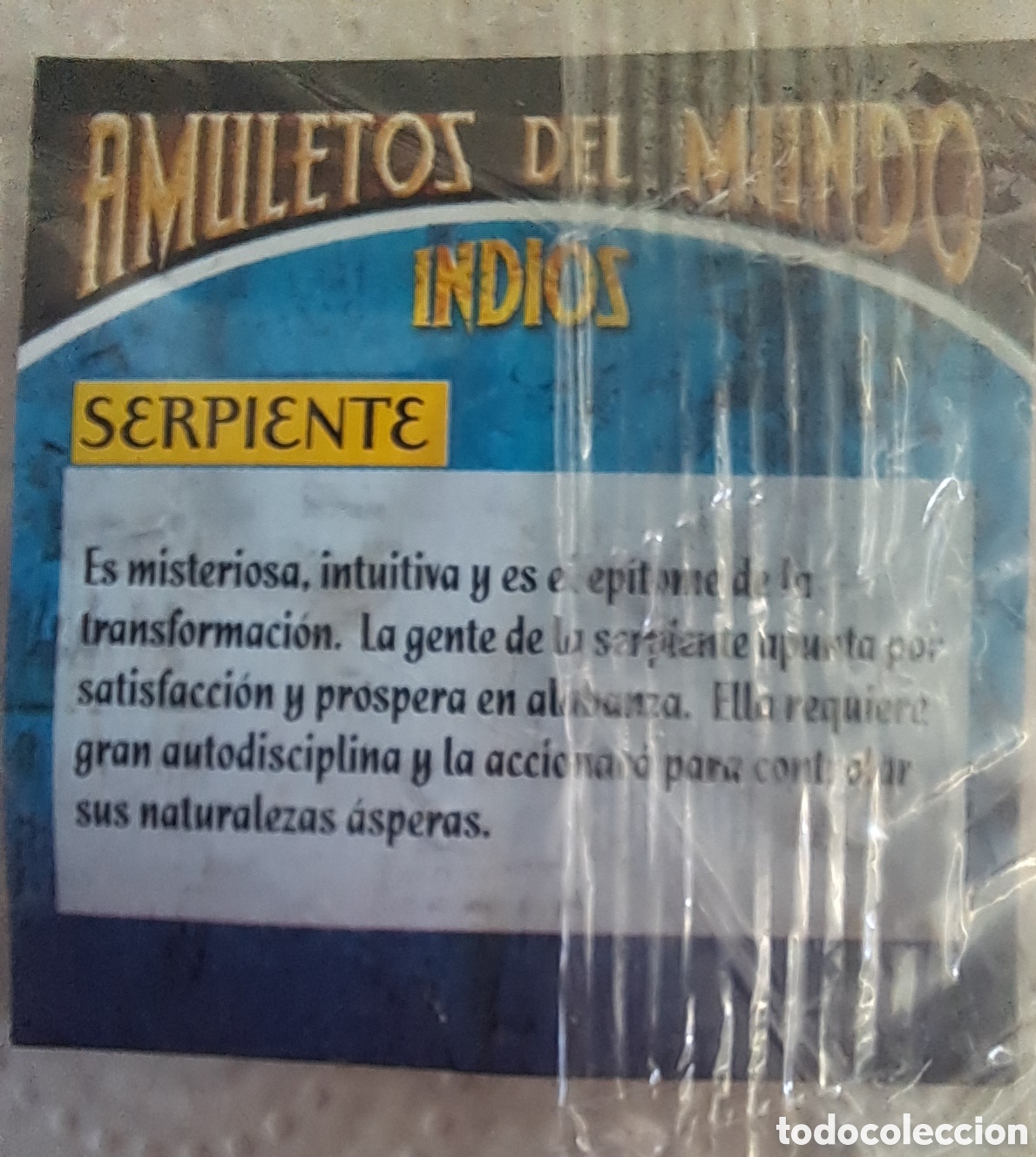 Joyeria: AMULETOS DEL MUNDO INDIOS SERPIENTE COLGANTE - Foto 2