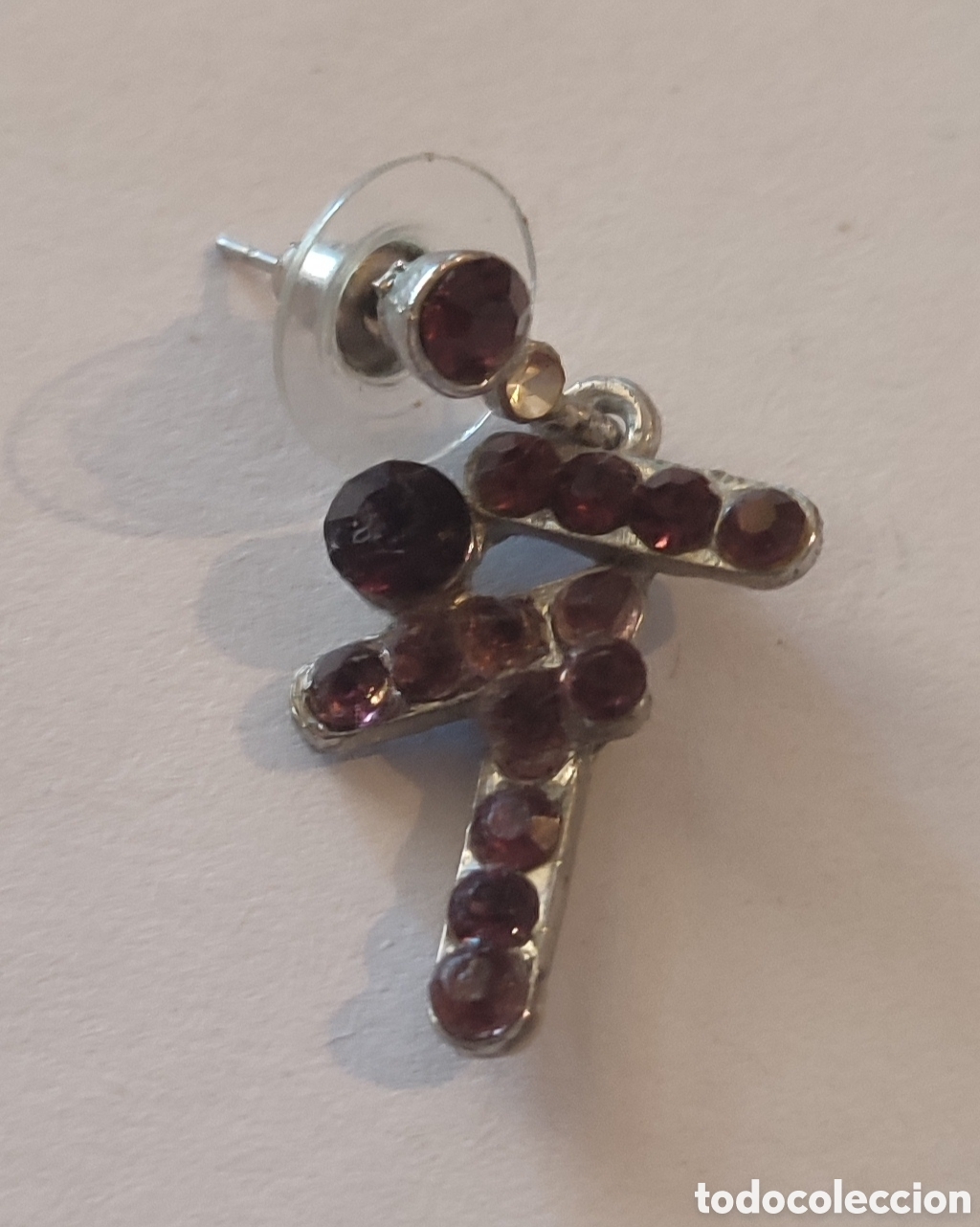 Joyeria: Pendientes con piedras rojas - Foto 4
