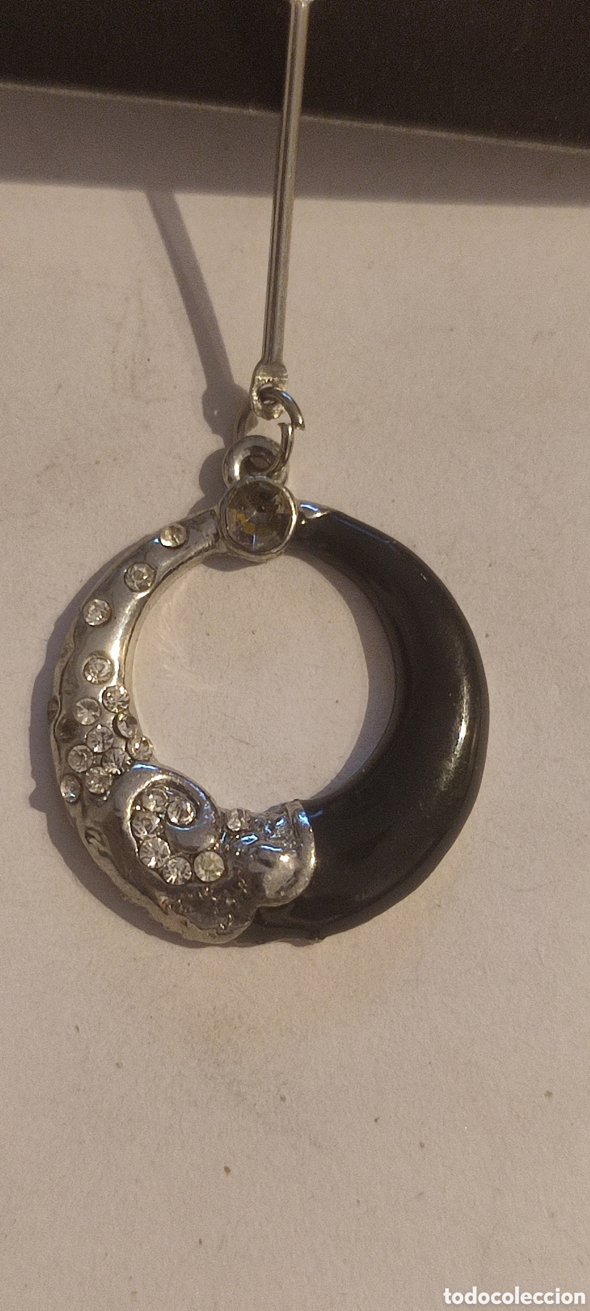 Joyeria: Pendientes negros con brillantes - Foto 2