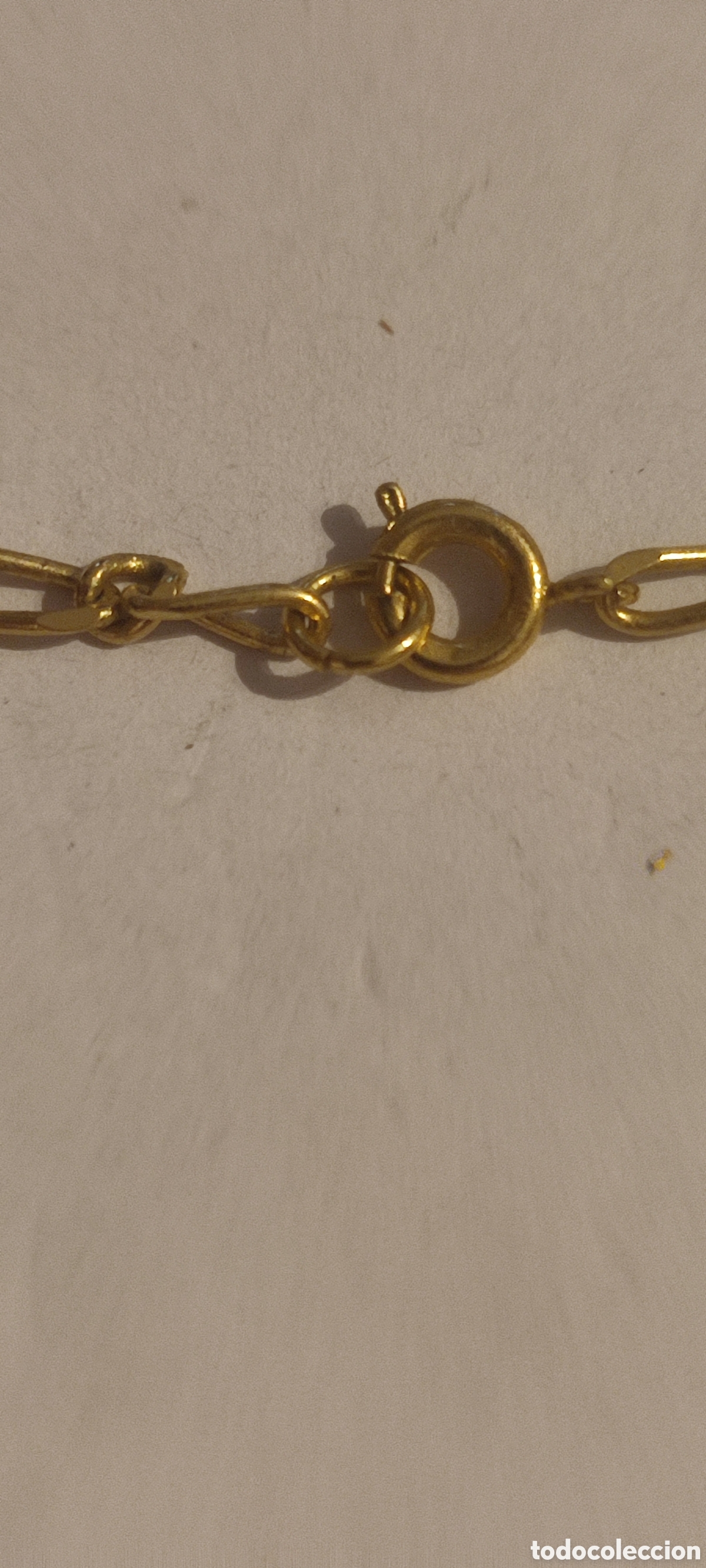 Joyeria: Collar dorado con perla y circonitas - Foto 4