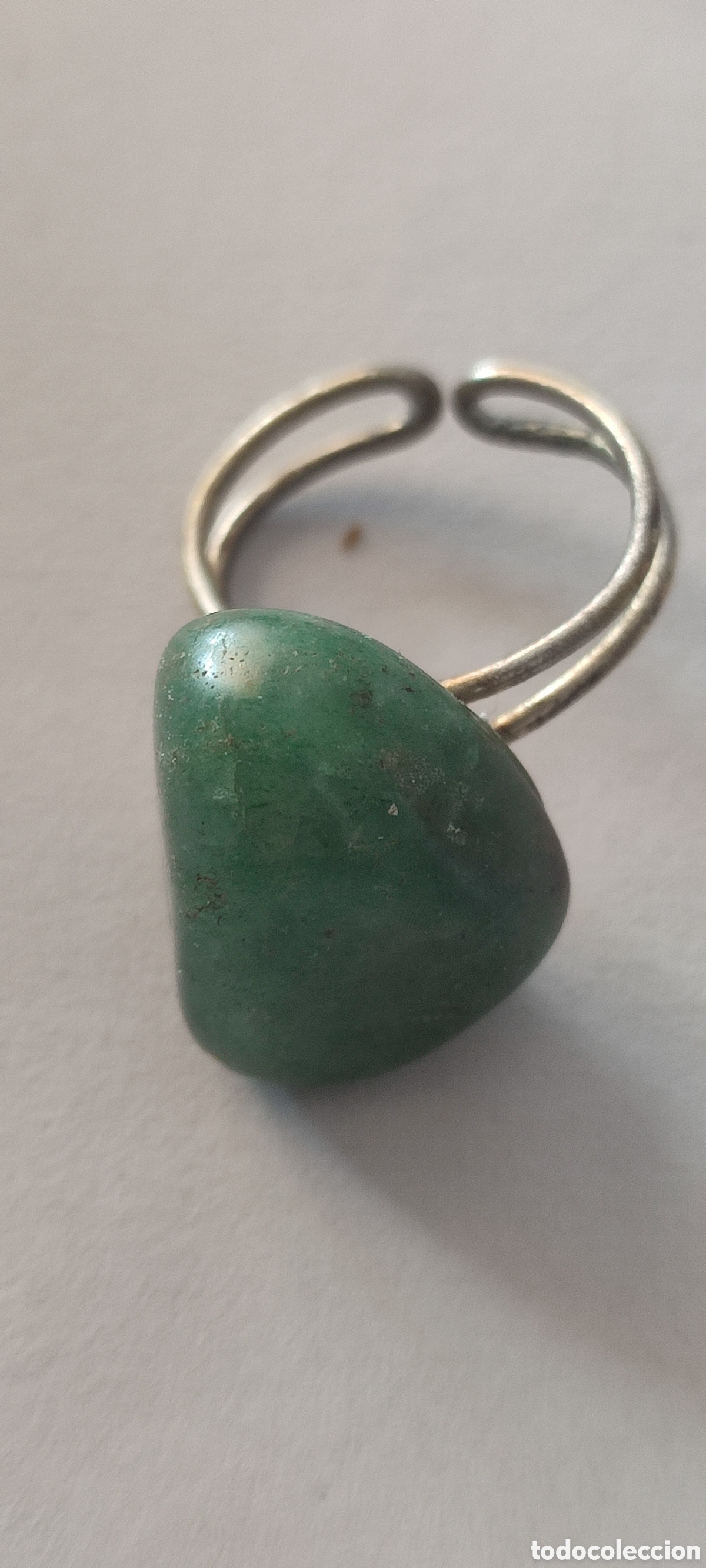 Joyeria: Anillo Piedra Jade Verde Ajustable - Foto 1