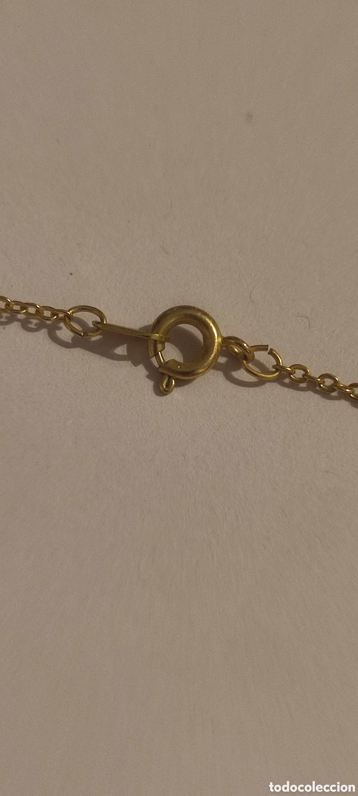 Joyeria: Cadena dorada con colgante de perla - Foto 3