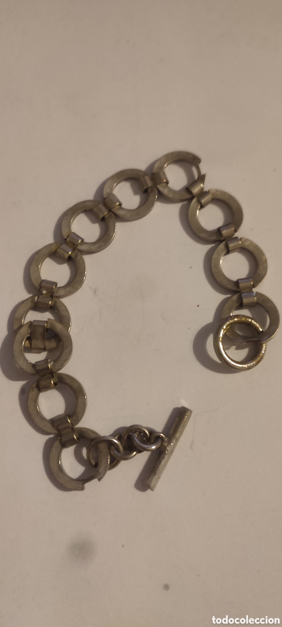 Joyeria: Pulsera de acero con eslabones circulares - Foto 1