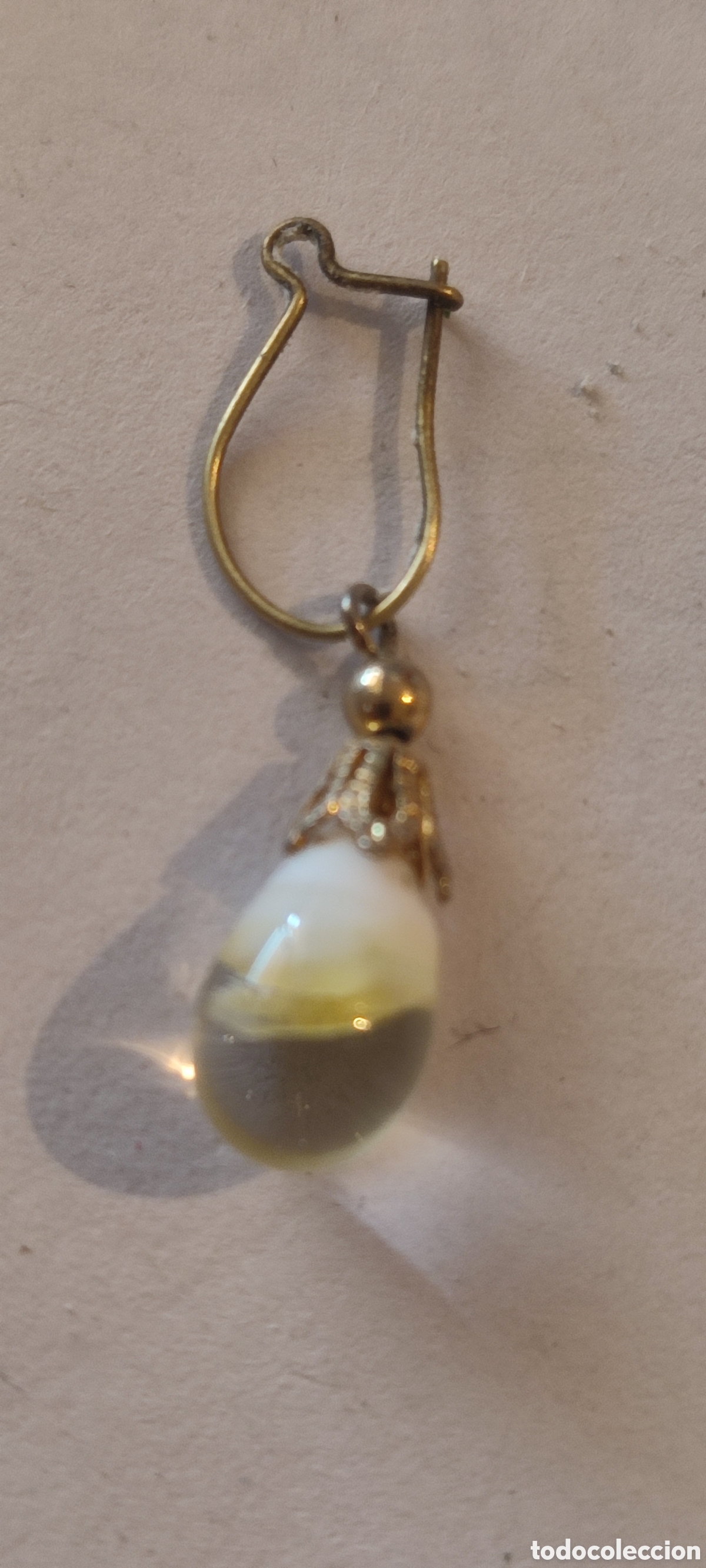 Joyeria: Pendientes de cristal y oro - Foto 2