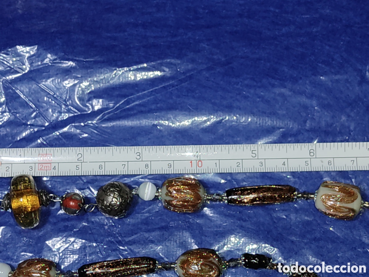 Joyeria: Collar antiguo de cristal de Murano. *T1* - Foto 5