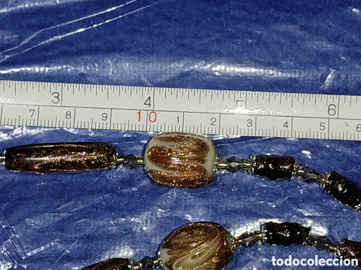 Joyeria: Collar antiguo de cristal de Murano. *T1* - Foto 6