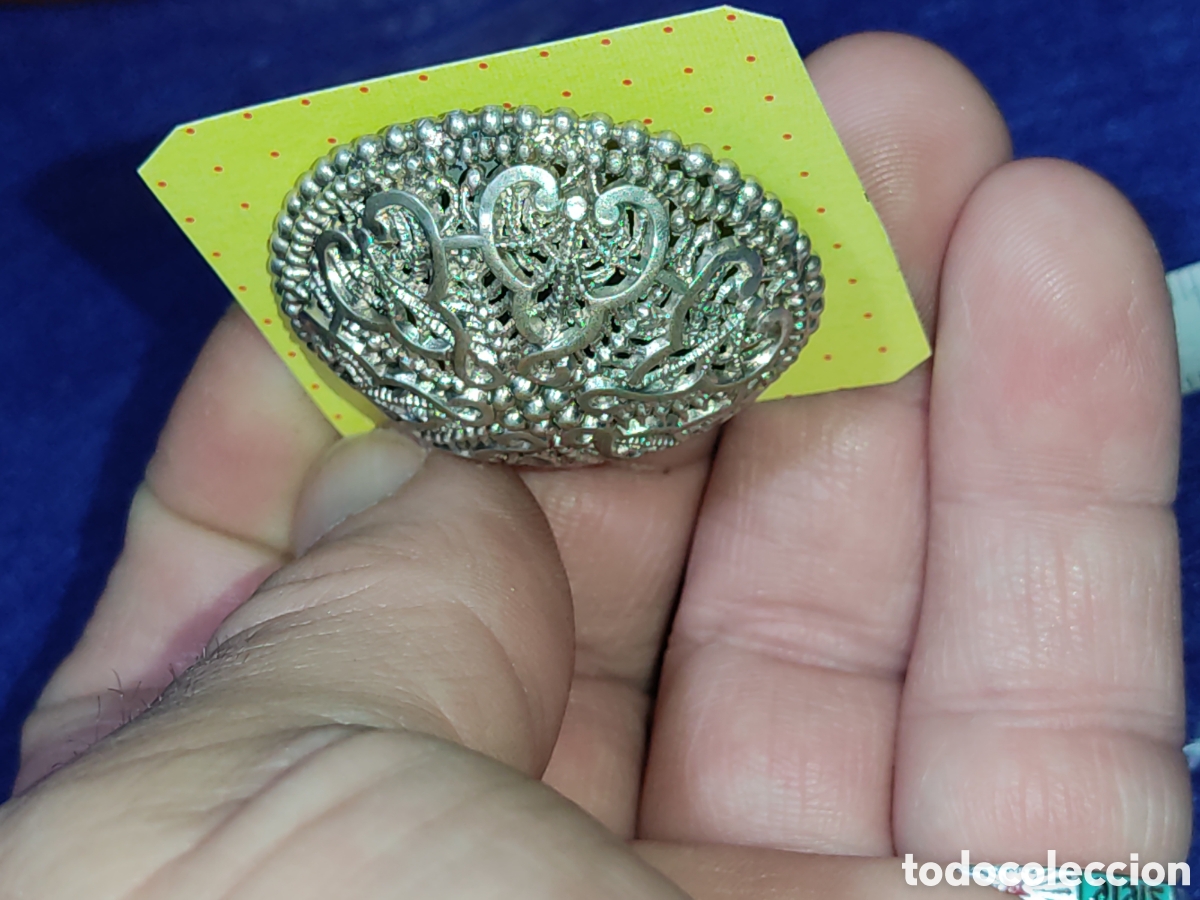 Joyeria: Antiguo broche filigrana. - Foto 4
