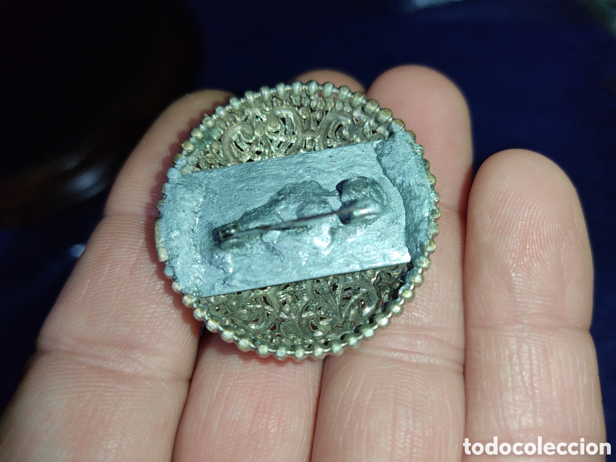 Joyeria: Antiguo broche filigrana. - Foto 5