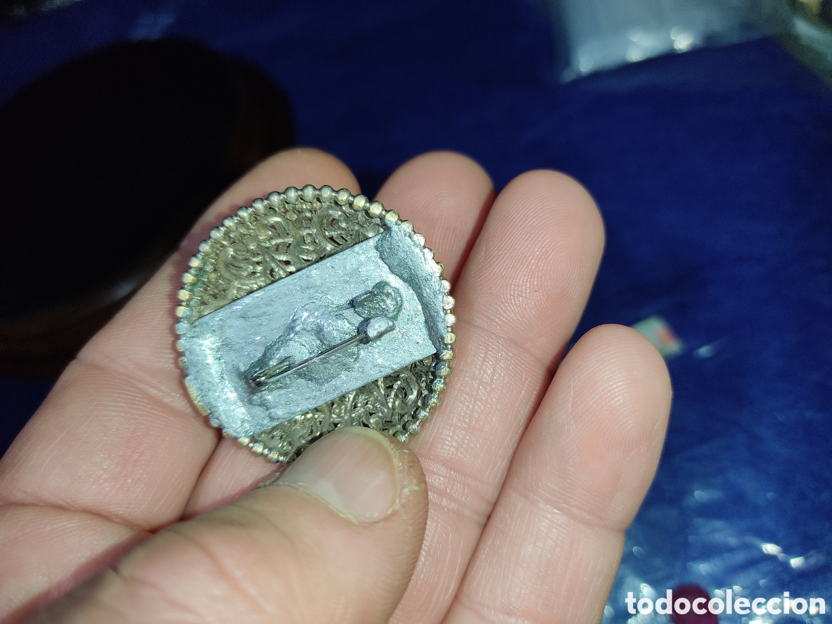 Joyeria: Antiguo broche filigrana. - Foto 7