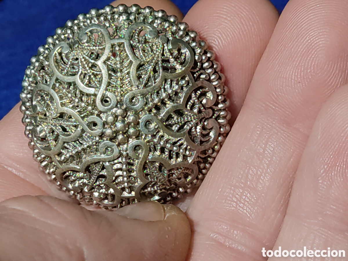 Joyeria: Antiguo broche filigrana. - Foto 8