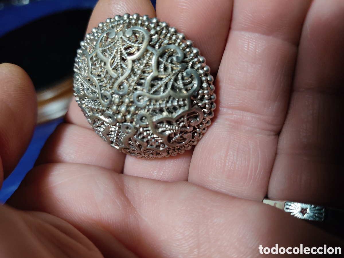 Joyeria: Antiguo broche filigrana. - Foto 9