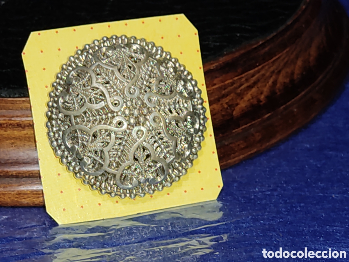 Joyeria: Antiguo broche filigrana. - Foto 1
