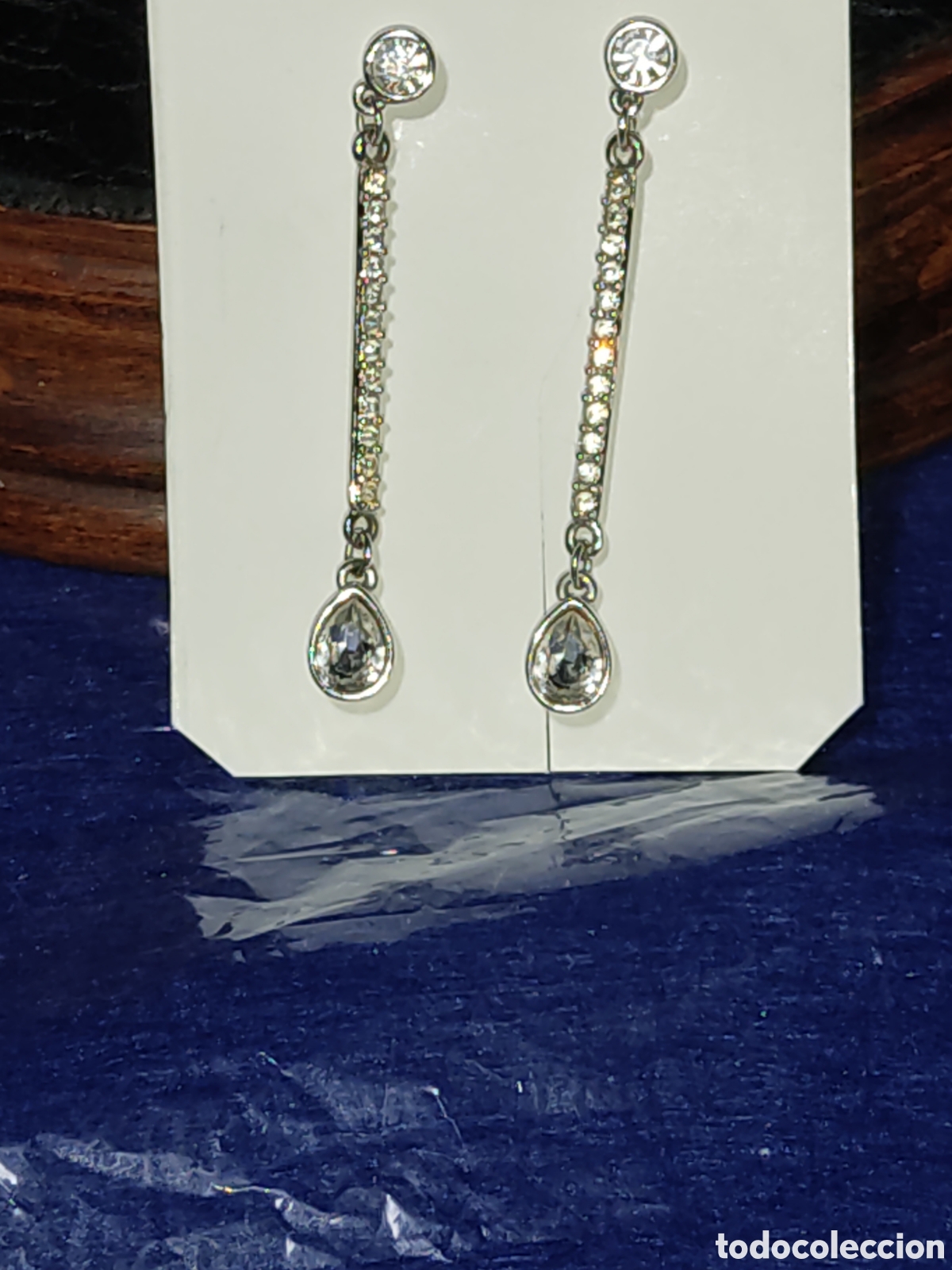 Joyeria: Pendientes de novia Swarovski de plata. - Foto 2