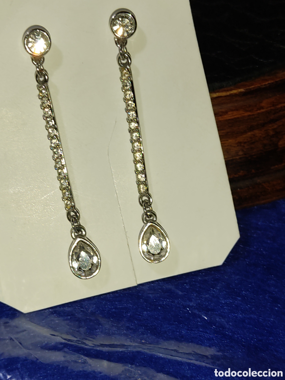 Joyeria: Pendientes de novia Swarovski de plata. - Foto 6