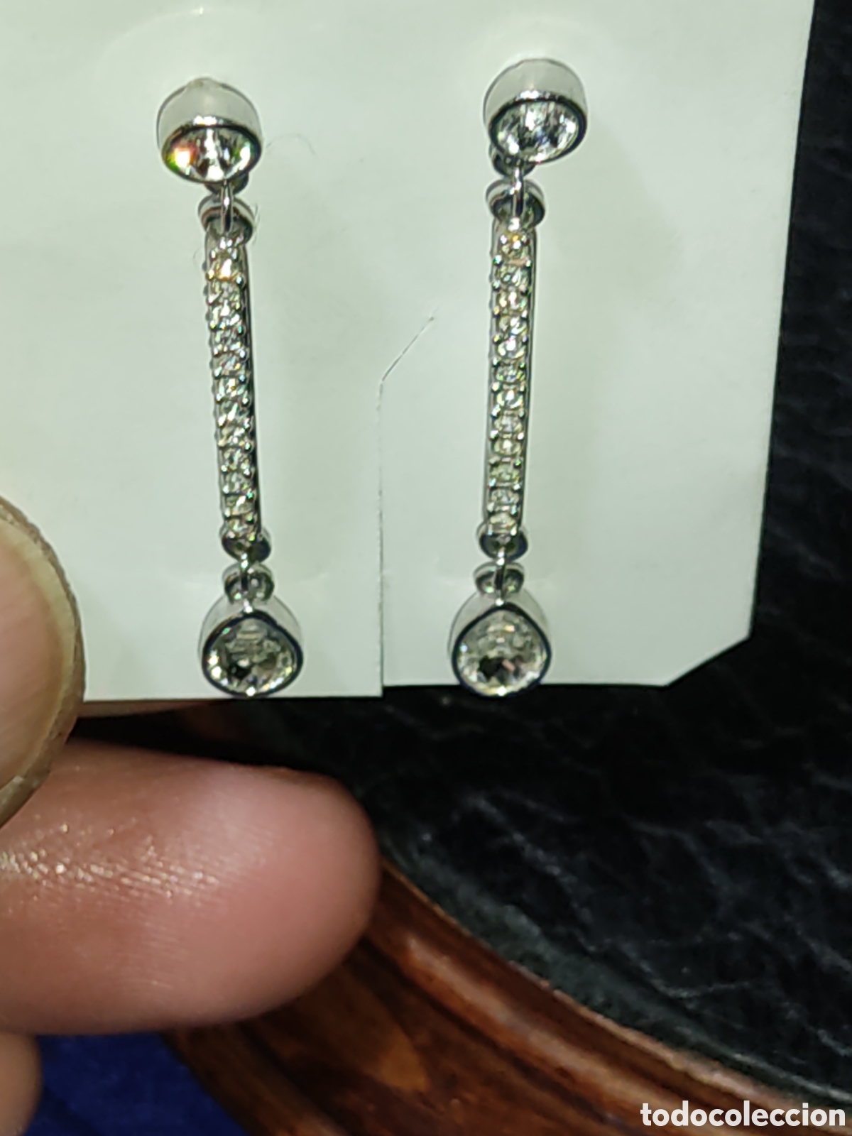 Joyeria: Pendientes de novia Swarovski de plata. - Foto 7
