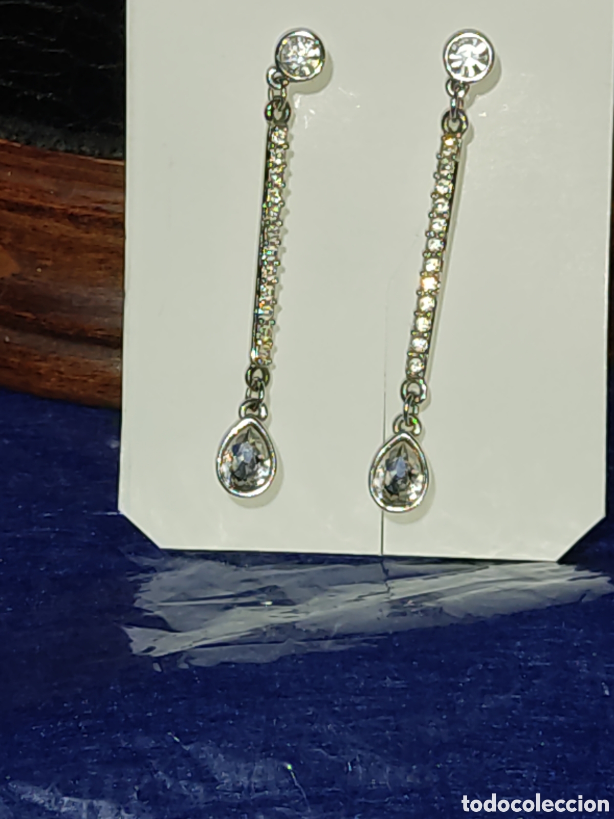 Joyeria: Pendientes de novia Swarovski de plata. - Foto 1