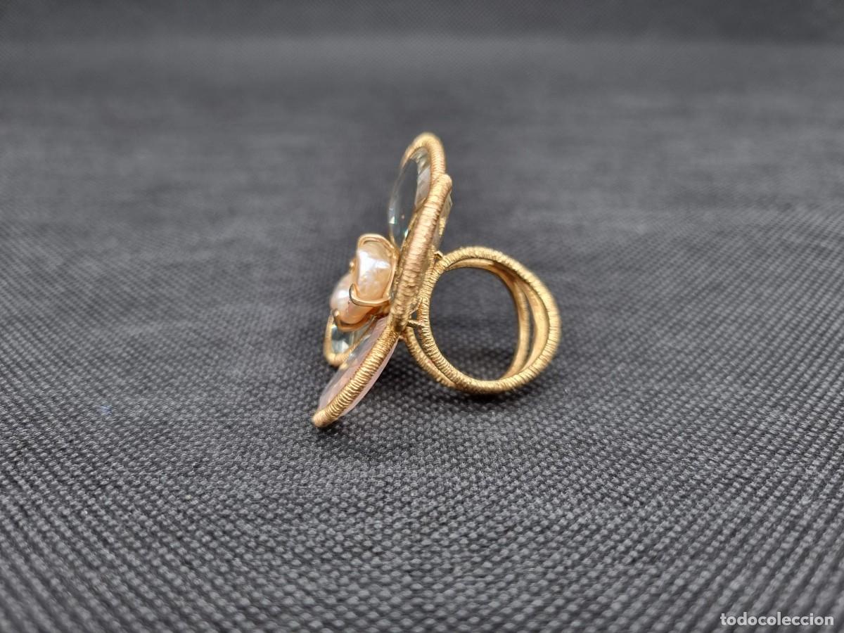 Joyeria: Anillo de oro con perla &rdquo;Flor&rdquo; - Foto 4