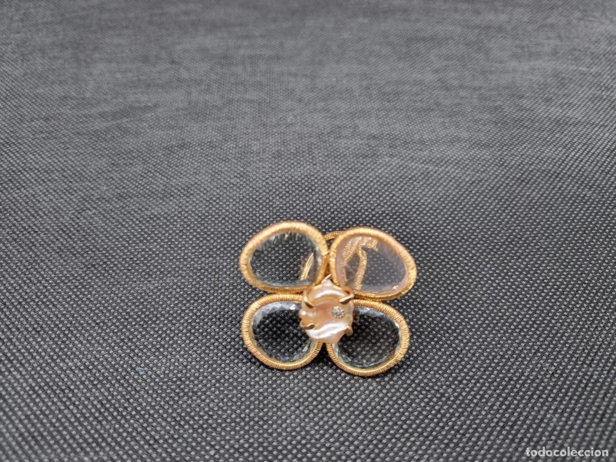 Joyeria: Anillo de oro con perla &rdquo;Flor&rdquo; - Foto 7