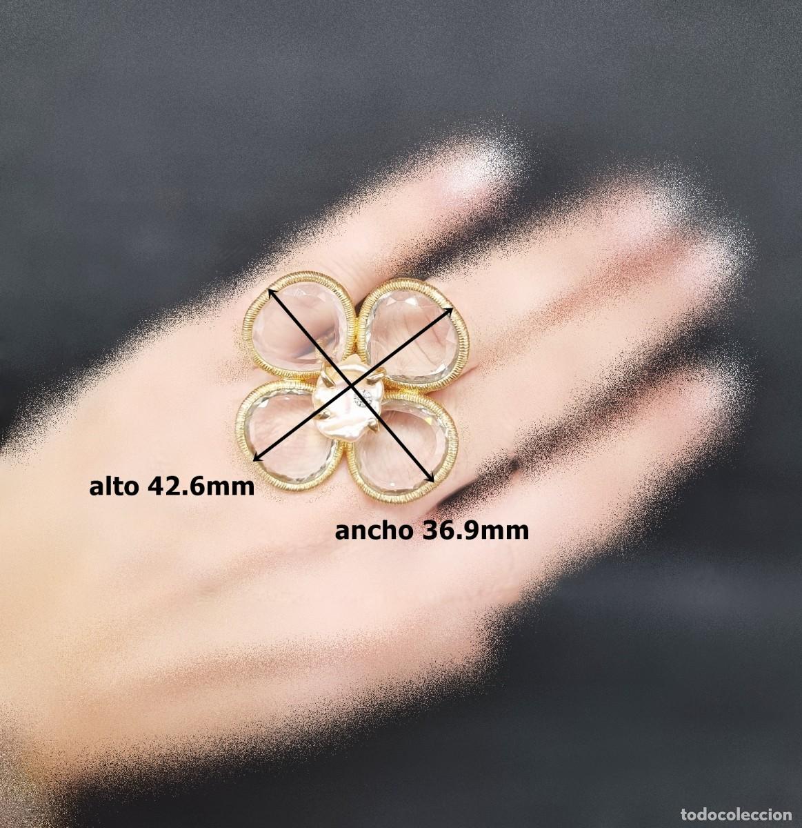 Joyeria: Anillo de oro con perla &rdquo;Flor&rdquo; - Foto 10