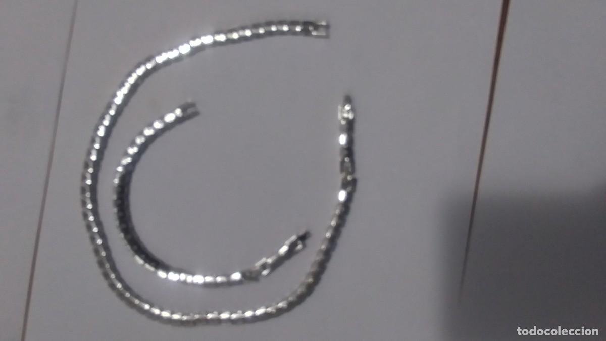 Joyeria: Conjunto collar y pulsera laminado platino - Foto 1