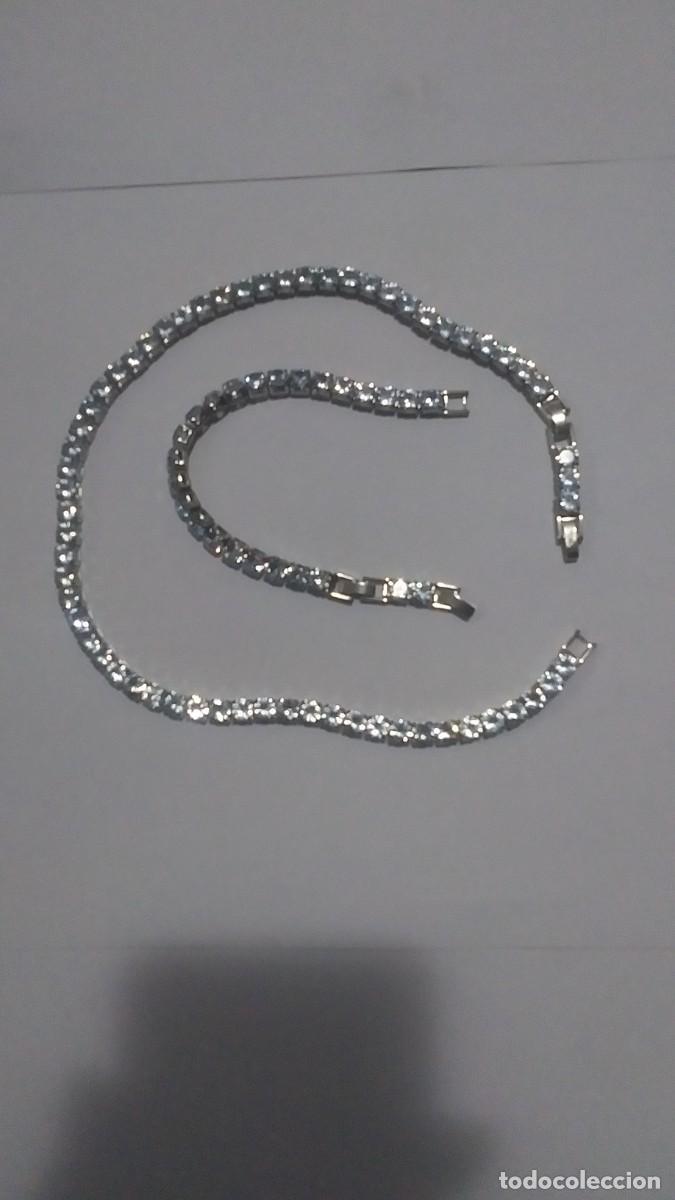 Joyeria: Conjunto collar y pulsera laminado platino - Foto 3