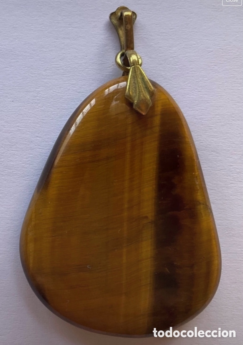 Joyeria: Colgante de ojo de tigre - Foto 2
