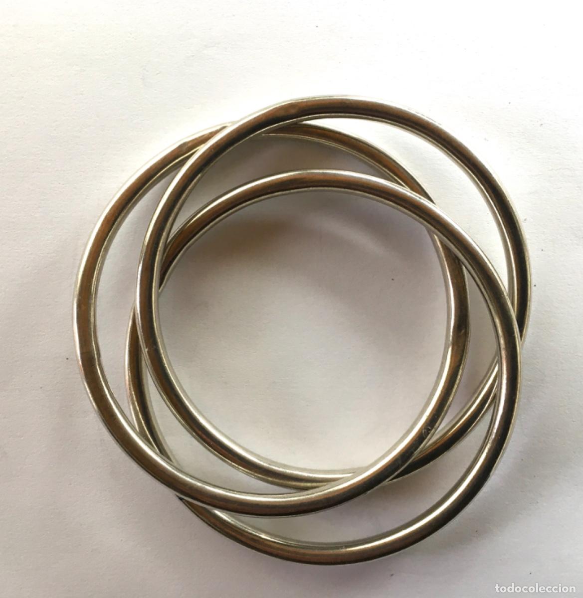 Joyeria: Pulsera de tres aros entrelazados - Foto 1