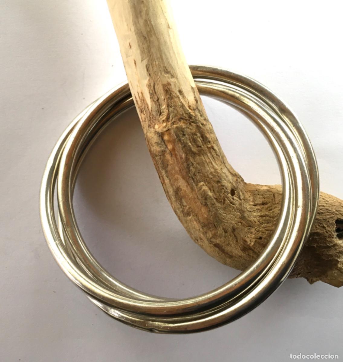 Joyeria: Pulsera de tres aros entrelazados - Foto 2