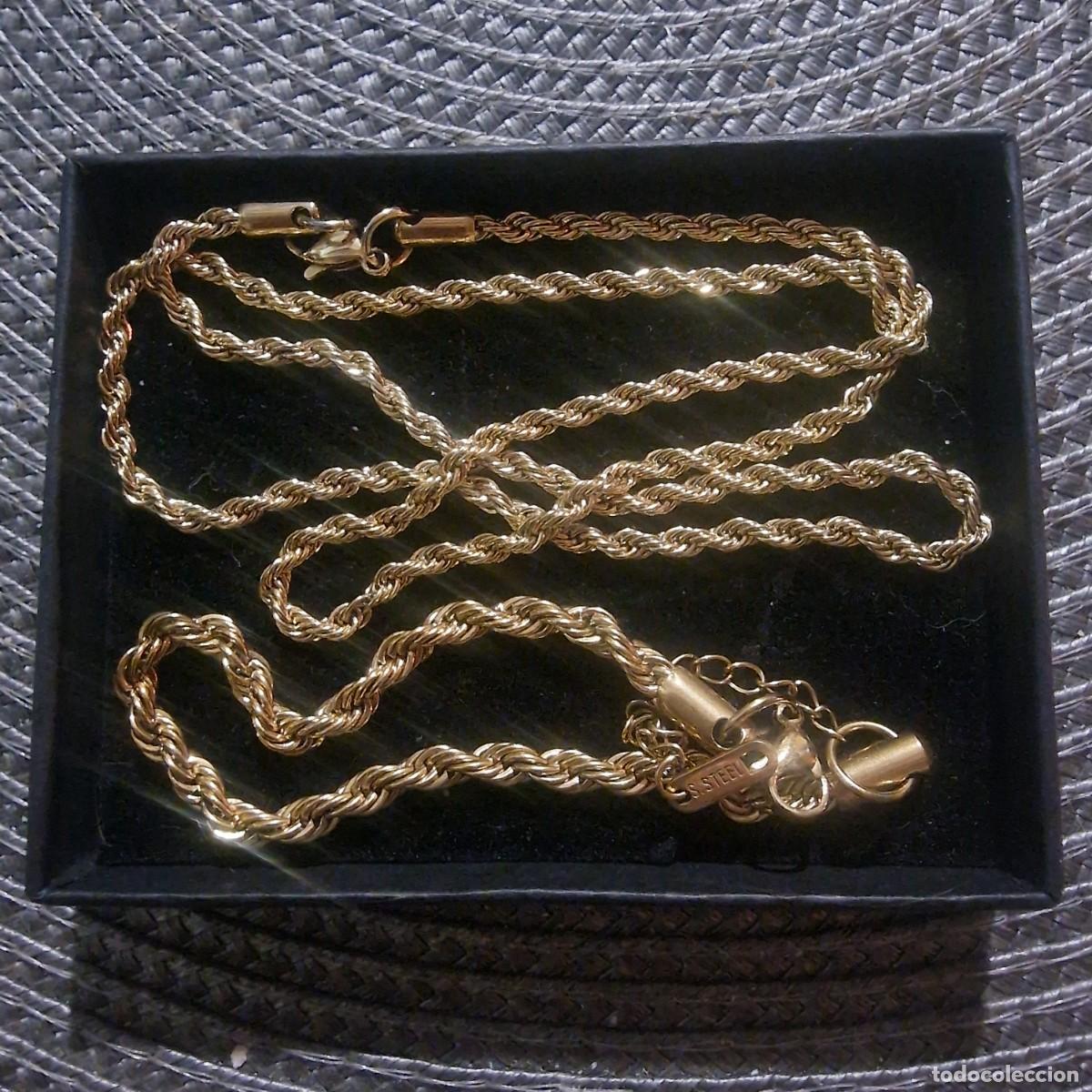 Joyeria: Conjunto de gargantilla y pulsera de cord&oacute;n - Foto 1