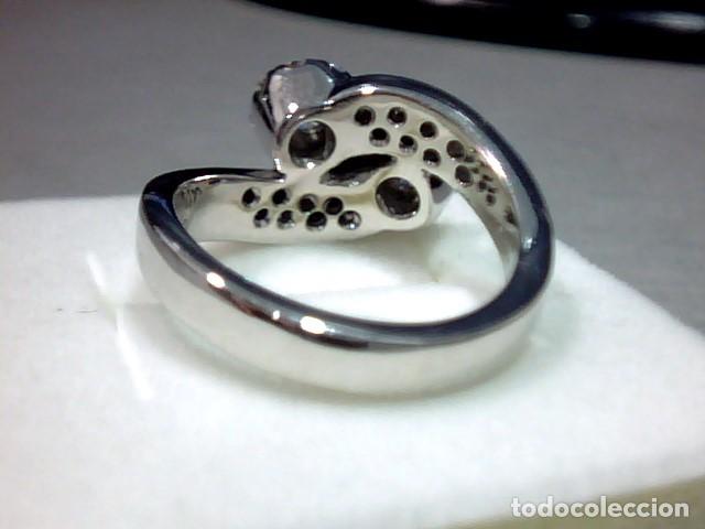 Joyeria: anillo oro blanco 18 kts y diamantes - Foto 8