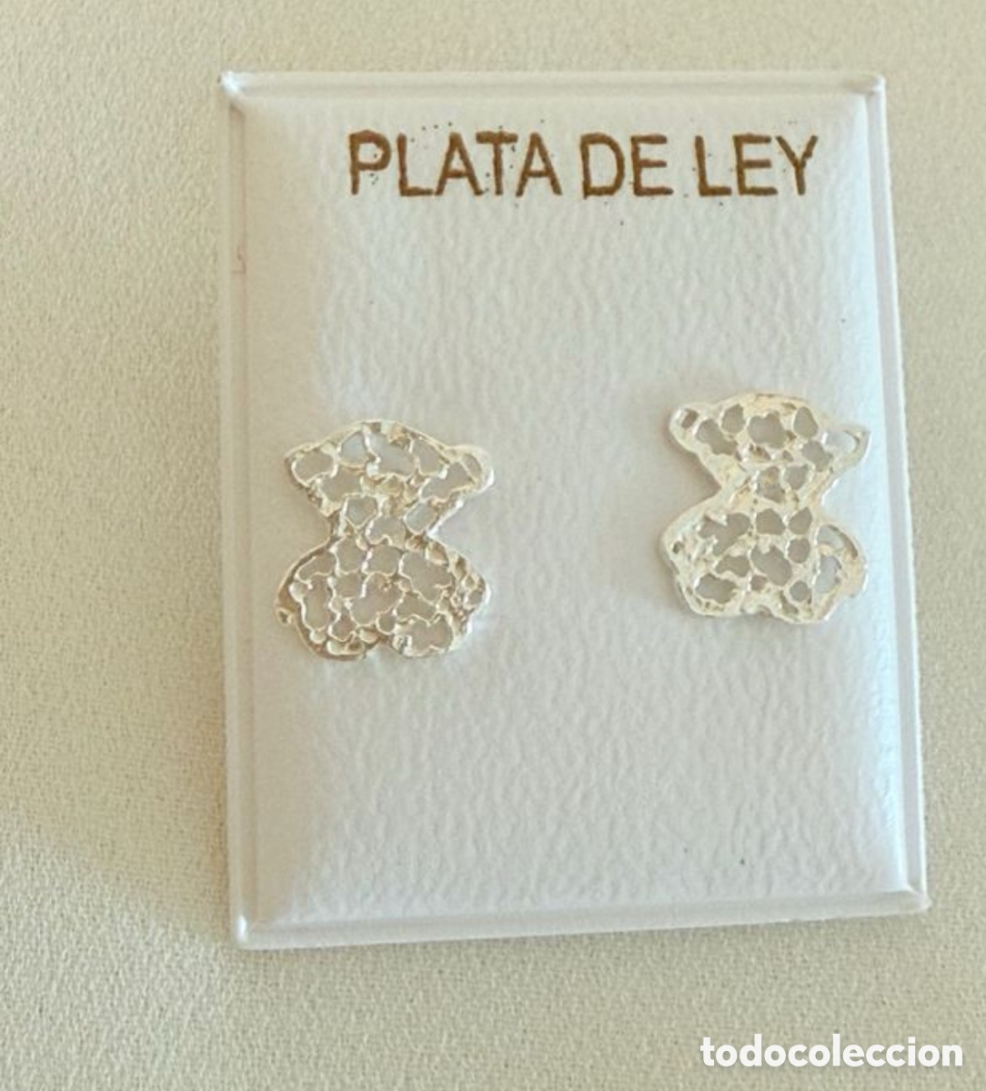 Joyeria: Pendientes en plata de ley sin usar - Foto 1