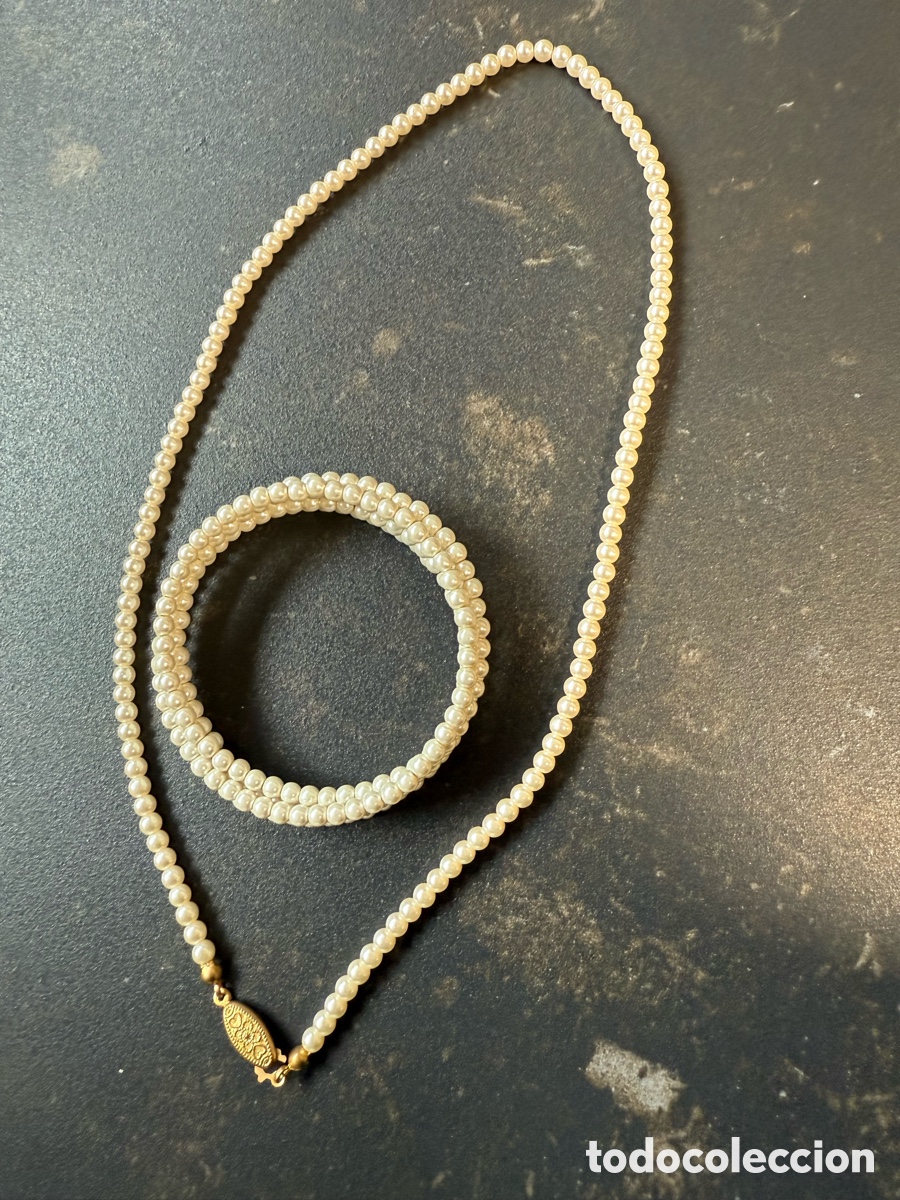 Joyeria: Joya perlas collar y brazalete - Foto 3