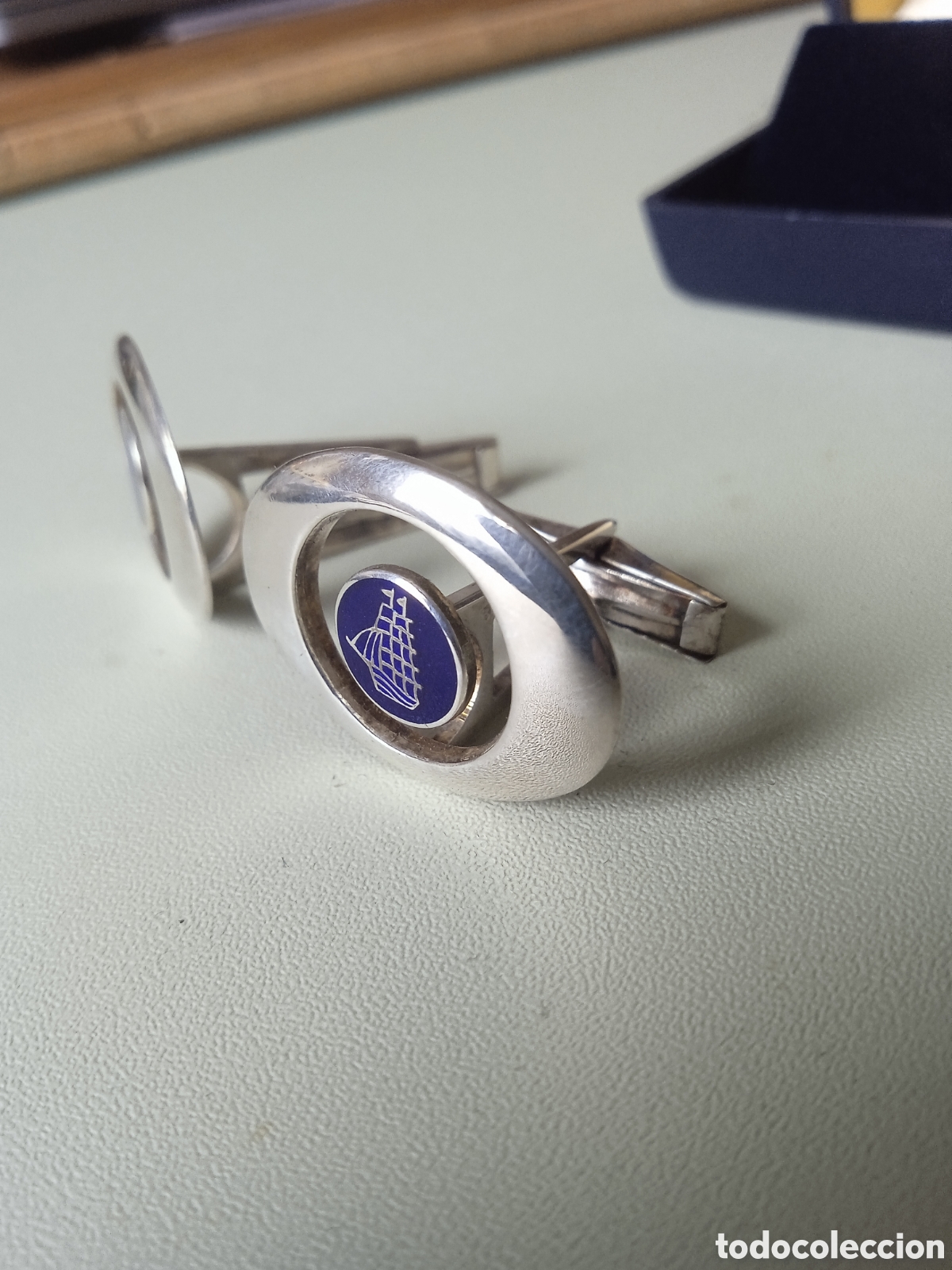 Joyeria: Antiguos gemelos de plata de ley - Foto 4